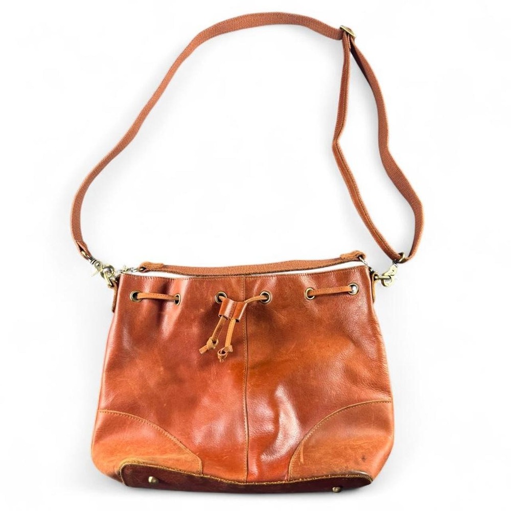 Vintage Leather SZone Bucket Bag